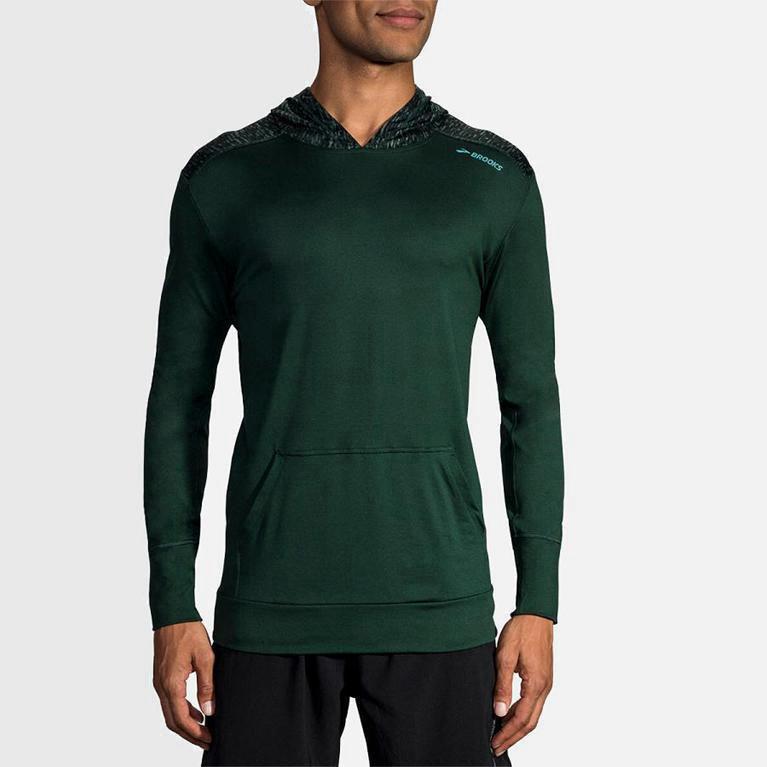 Brooks Dash Mens Running Jackets Ireland Green (ELCB-07643)